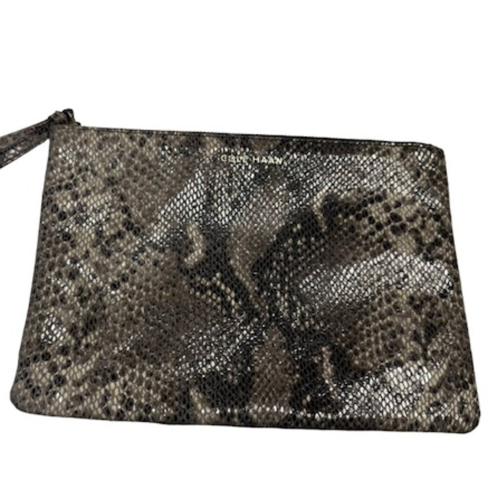 Cole Haan Snake Python Print Wristlet - image 1